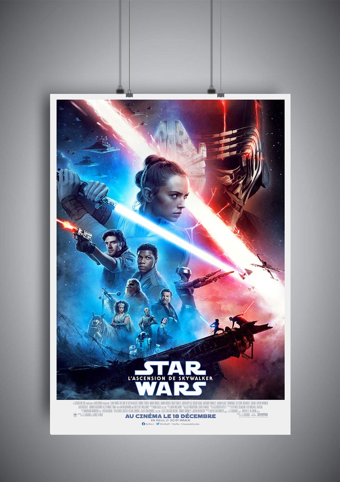 Amazon.co.jp: ポスター アフィッシュ スターウォーズ 9